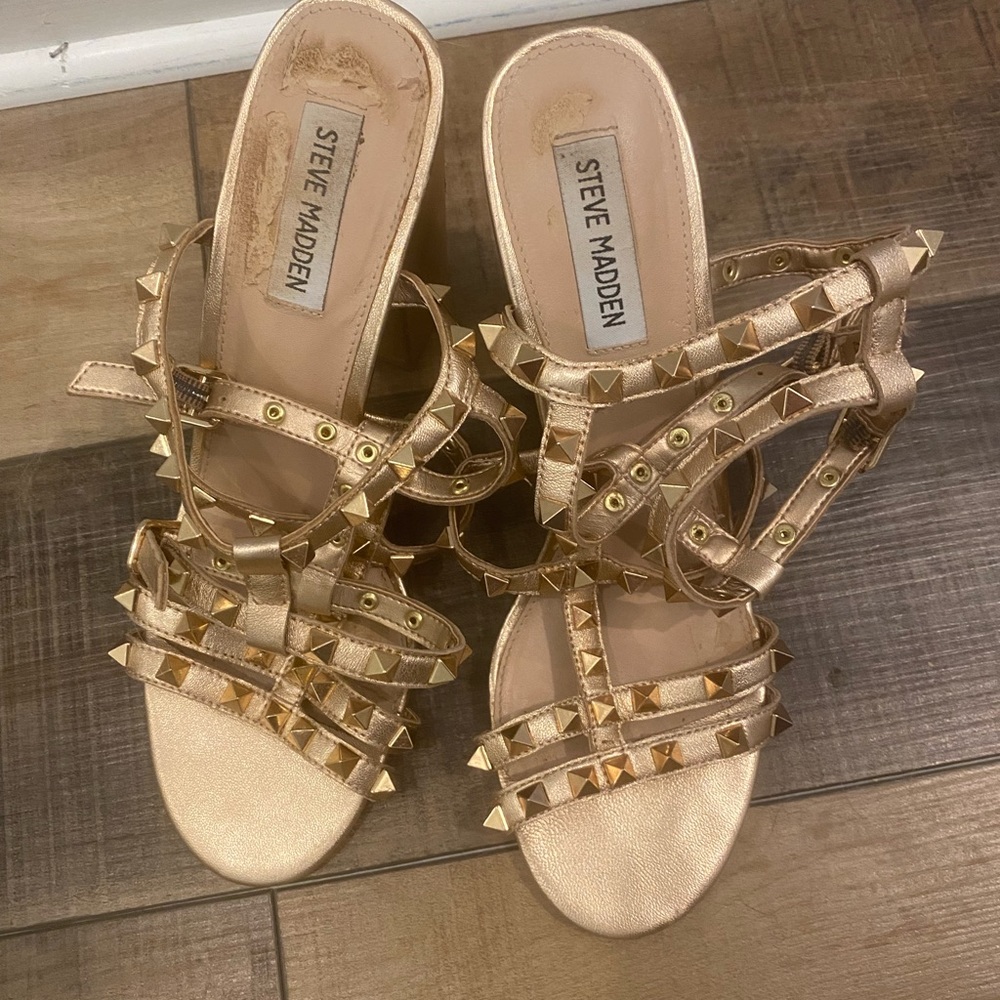 Steve Madden heels Rose Gold